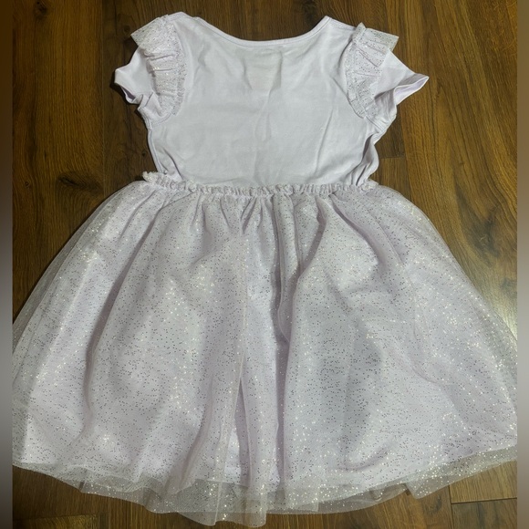 Cat & Jack Girls’ Adaptive Butterfly Short Sleeve Tulle Dress - Soft Violet XS - Picture 5 of 6